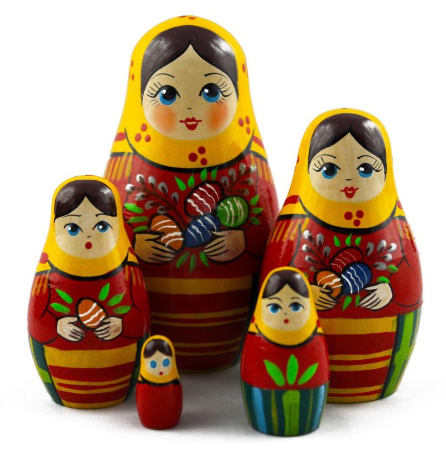 wooden dolls inside each other