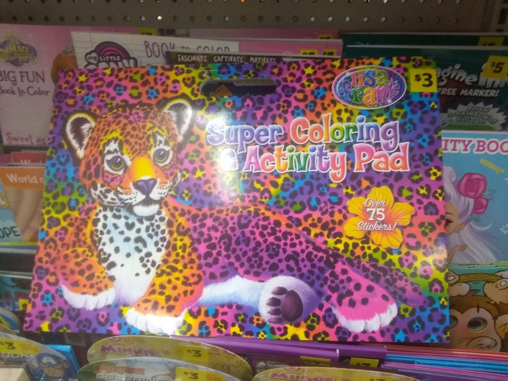 Saw this lovely Lisa Frank Activity Book at Dollar General today 😊