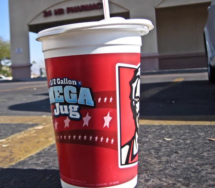 KFC has half gallon sodas that come in bags : r/mildlyinteresting