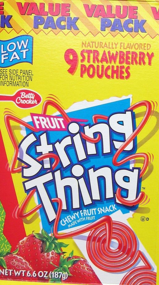 String Thing Fruit Snacks. Peel the fun!