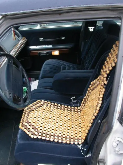 Beaded car seat cover. I can remember my grandparents having these. 11 Beaded car seat cover. I can remember my grandparents having these. 11