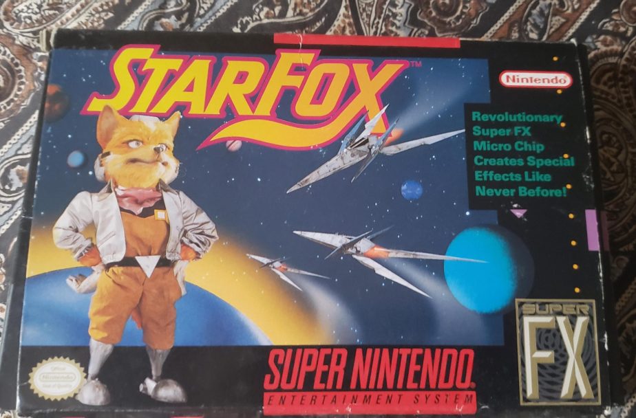 The box for Star Fox on SNES