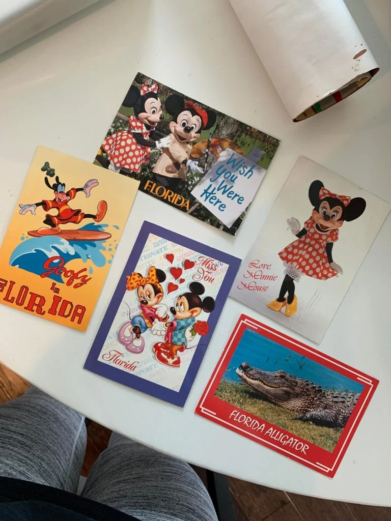 I was going through an old box and found these Disney post cards that my grandparents sent me in the late 90s! 7 I was going through an old box and found these Disney post cards that my grandparents sent me in the late 90s! 7