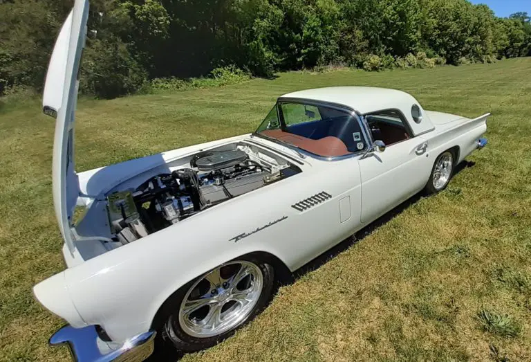 a 50s style Ford Thunderbird that Suzanne Somers fans are gonna love, it was featured in the 1973 film American Graffiti 15 a 50s style Ford Thunderbird that Suzanne Somers fans are gonna love, it was featured in the 1973 film American Graffiti 15