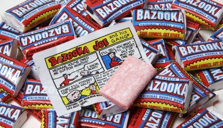 4. Bazooka Joe Bubble Gum - wide 1
