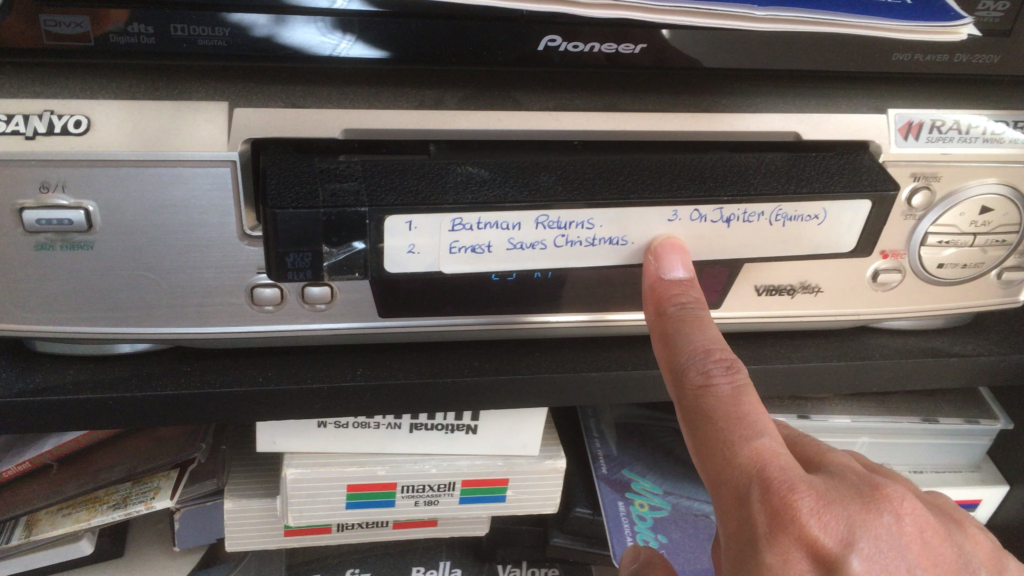 Insert a VHS Tape into VCR... 90kids Childhood Nostalgia