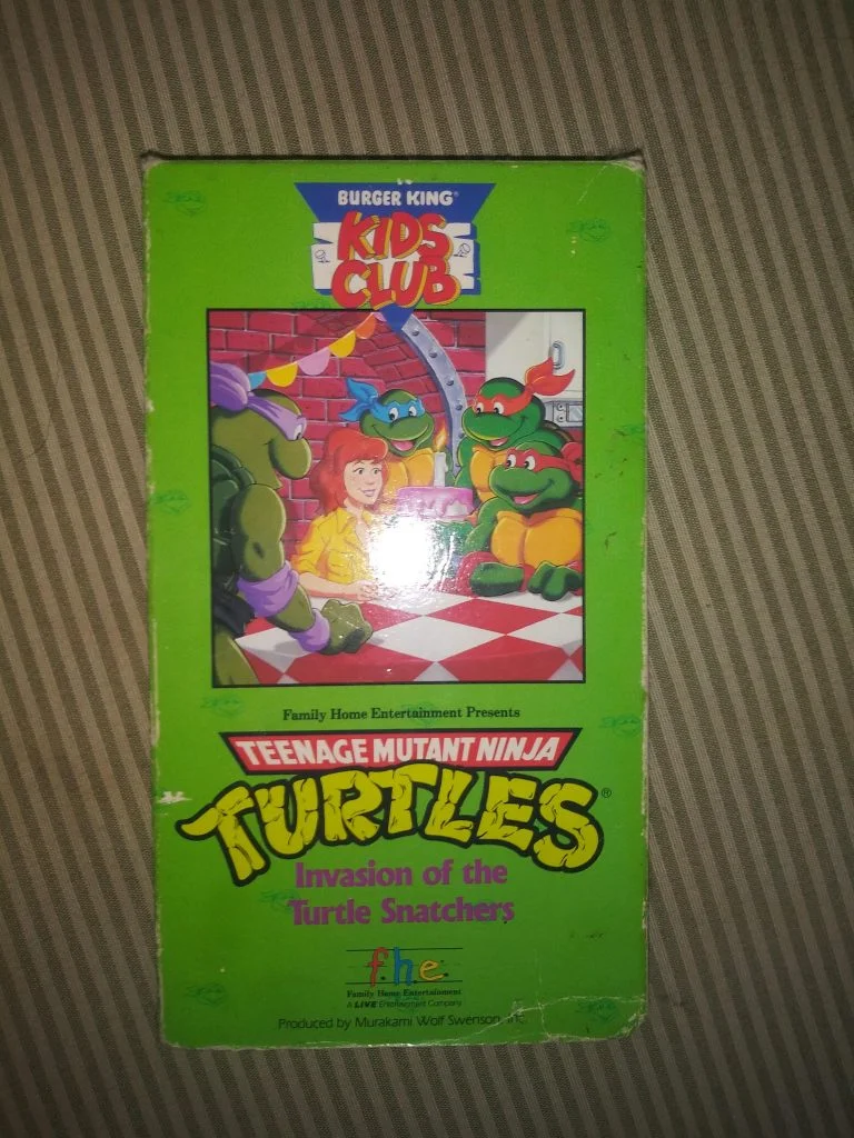 Remember getting Teenage Mutant Ninja Turtles VHS cartoons through Burger King Kids Club? I still got mine! 29 Remember getting Teenage Mutant Ninja Turtles VHS cartoons through Burger King Kids Club? I still got mine! 29