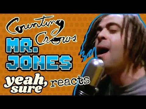 this week our band watches and discusses Counting Crow's video for 'Mr. Jones'. we're 4 lifelong friends who really love music (especially from the 90s). come hang with us and drop some knowledge in the comments 🤘 2 this week our band watches and discusses Counting Crow's video for 'Mr. Jones'. we're 4 lifelong friends who really love music (especially from the 90s). come hang with us and drop some knowledge in the comments 🤘 2