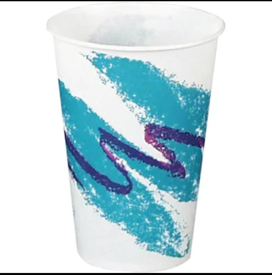 the 90s paper cup