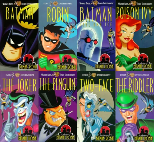 These Batman: the Animated Series VHS tapes. 1 These Batman: the Animated Series VHS tapes. 1