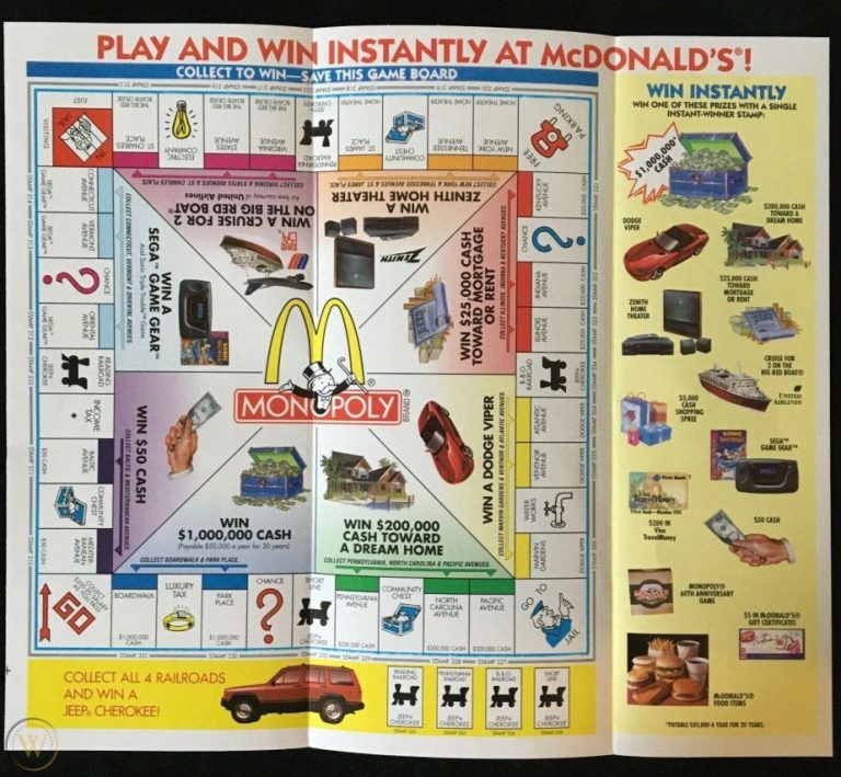 mcdonalds monopoly case study