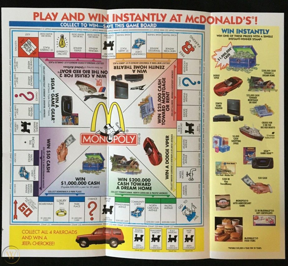 The Fascinating History of McDonald's Monopoly